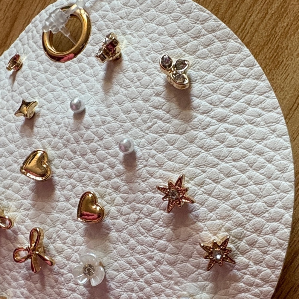 Chic Gold and Silver Earring Set - Picture 3 of 4